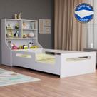Cama Infantil Montessoriana Solteiro Com Prateleira Organizadora de Brinquedo + Colchão