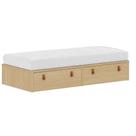 Cama Infantil Solteiro com 2 Gavetas Join Carvalho Malva Cama Infantil Solteiro com 2 Gavetas Join Carvalho Malva