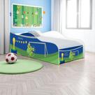 Cama Infantil Solteiro Copa do Mundo Brasil Madeira Branco Mobili