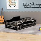 Cama Infantil Temática Caminhão Montessoriana Preto