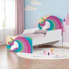 Cama Infantil Tick Unicórnio Colorido Cama Infantil Tick Unicórnio Colorido