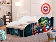 Cama Infantil Vingadores Herói Branco