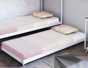 Cama Inferior/Auxiliar em Aço 90cm x 190cm