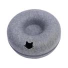 Cama Interativa Para Gatos Em Formato De Rosquinha, Túnel De Feltro, Brinquedo Interno Para Gatinhos