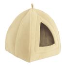 Cama interna Cat House com almofada de espuma removível PETMAKER Tan Cama interna Cat House com almofada de espuma removível PETMAKER Tan