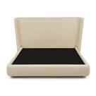 Cama Japonesa com Cabeceira Corea Seo King Linho Bege - Sallar Home