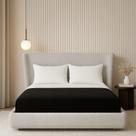 Cama Japonesa com Cabeceira Corea Seo Queen Bouclé Cinza Claro - Sallar Home