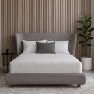 Cama Japonesa com Cabeceira Corea Seo Queen Linho Cinza - Sallar Home