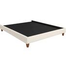 Cama Japonesa Corea Casal Bouclé Off White - Sallar Home