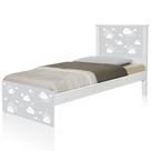 Cama Juvenil Barcelona Nuvem Cinza Menino e Menina Cama Juvenil Barcelona Nuvem Cinza Menino e Menina