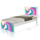 Cama Juvenil Barcelona Unicórnio Arco Íris