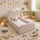 Cama Juvenil Montessoriana Lorena Espuma Ursinho Moderna