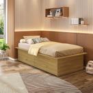 Cama Juvenil Solteiro com 2 Gavetas Deva Yescasa