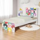 Cama Juvenil Zap com Cabeceira Ursinhos Coloridos Cama Juvenil Zap com Cabeceira Ursinhos Coloridos
