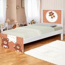 Cama Juvenil Zap com Cabeceira Ursinhos de Pelúcia Cama Juvenil Zap com Cabeceira Ursinhos de Pelúcia