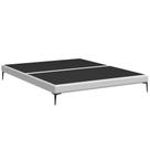 Cama King Base Box 193cm Pés de Ferro Susano Sintético Branco Z04 - Mpozenato Cama King Base Box 193cm Pés de Ferro Susano Sintético Branco Z04 - Mpozenato