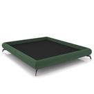 Cama King Base Box 193x203cm Pés de Ferro Cold P02 Veludo Verde - Mpozenato Cama King Base Box 193x203cm Pés de Ferro Cold P02 Veludo Verde - Mpozenato