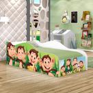 Cama Like Macaquinhos e Banana Solteiro Com Colchão Cama Like Macaquinhos e Banana Solteiro Com Colchão