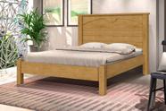 Cama LIO Casal 100% MDF Com Estrado em Madeira Cor Nature Cama LIO Casal 100% MDF Com Estrado em Madeira Cor Nature
