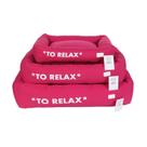 Cama M1 Urban Puppy para Cães Microfibra Lisa Pink - Tamanho G