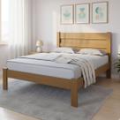 Cama Madeira Maciça Luxuosa Estrutura Reforçada e Estilo Sofisticado Exclusivo