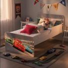 Cama MDF caminha para quarto crianças meninos decoração adesivada personagem Cama MDF caminha para quarto crianças meninos decoração adesivada personagem