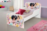 Cama MDF quarto Infantil decoração Meninas com Colchão