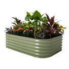 Cama modular de metal 6 em 1 Planter Vego Garden de 17 polegadas de altura