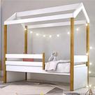 Cama Montessori Cabana Solterio com Cordão LED e Colchão