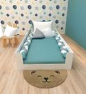 Cama Montessori solteiro com proteção lateral