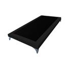 Cama Montessoriana Adulto Oriental Premium Solteiro Veludo Preto Cama Montessoriana Adulto Oriental Premium Solteiro Veludo Preto