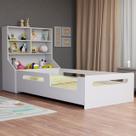 Cama Montessoriana com Organização Inteligente Com 4 Nichos e Baú Em MDF