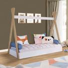 Cama Montessoriana Infantil 72cm x 158cm Branco Augustine Shop Jm