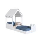 Cama Montessoriana Infantil Casa Solteiro Branco - Completa Móveis