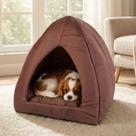 Cama Oca Cachorro Gato Marrom Casinha Grande Lavável Oferta