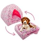 CAMA OCA TRICOLINE 2 EM 1 cama oca para pets, cama e toquinha, animais domésticos, fibra siliconada