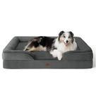 Cama Ortopédica Bedsure XL para Cães Grandes - Cinza Escuro