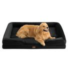 Cama Ortopédica Bedsure XXL para Cães Gigantes - Lavável e Preta