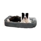 Cama Ortopédica De Pelúcia Para Cães De Porte Médio a Grande, Para Todas as Estações, Com Suporte De