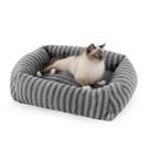 Cama Ortopédica MIXJOY para Perro y Gato Pequeño 51x48x15 cm Gris