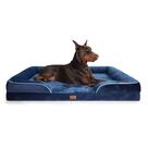 Cama ortopédica para cães Bedsure XXL 132 cm impermeável azul marinho