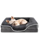 Cama ortopédica para cães DUMOS para cães pequenos Memory Foam Grey Cama ortopédica para cães DUMOS para cães pequenos Memory Foam Grey