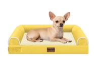 Cama Ortopédica para Cães Pequenos Lavável: Cama com Apoio para Cães de Porte Pequeno, Espuma Tipo Colmeia, Sofá Impermeável com Capa Removível - Gengibre Cama Ortopédica para Cães Pequenos Lavável: Cama com Apoio para Cães de Porte Pequeno, Espuma Tipo Colmeia, Sofá Impermeável com Capa Removível - Gengibre