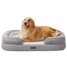 Cama ortopédica para cães Soft Touch XL para cães extra grandes, cinza