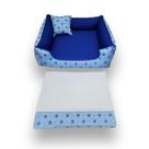 cama P 50x50cm caminha cachorro ou gato até 5kg+ tapetinho higiênico lavável