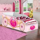 Cama Palermo Solteiro Rosa Com Colchão
