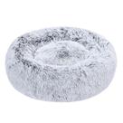 Cama para animais de estimação Amazon Basics Donut Faux Fur para cães cinza 58x58cm Cama para animais de estimação Amazon Basics Donut Faux Fur para cães cinza 58x58cm