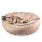 Cama para animais de estimação JOEJOY Small Dog Cat com cobertor com capuz de 23 polegadas