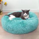 Cama para animais de estimação, lavável para cães e gatos, 50/60 cm, antiansiedade, pelúcia fofa