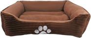Cama para animais de estimação Long Rich HCT REC-005, café retangular reversível